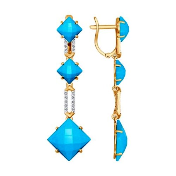 Серьги из золота 724349