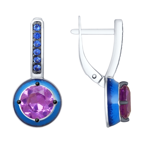Серьги из серебра 92021905