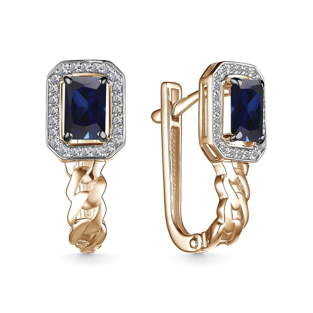 Серьги из золота 25633-102