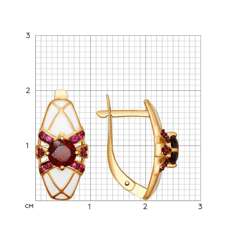 Серьги из серебра 92021559