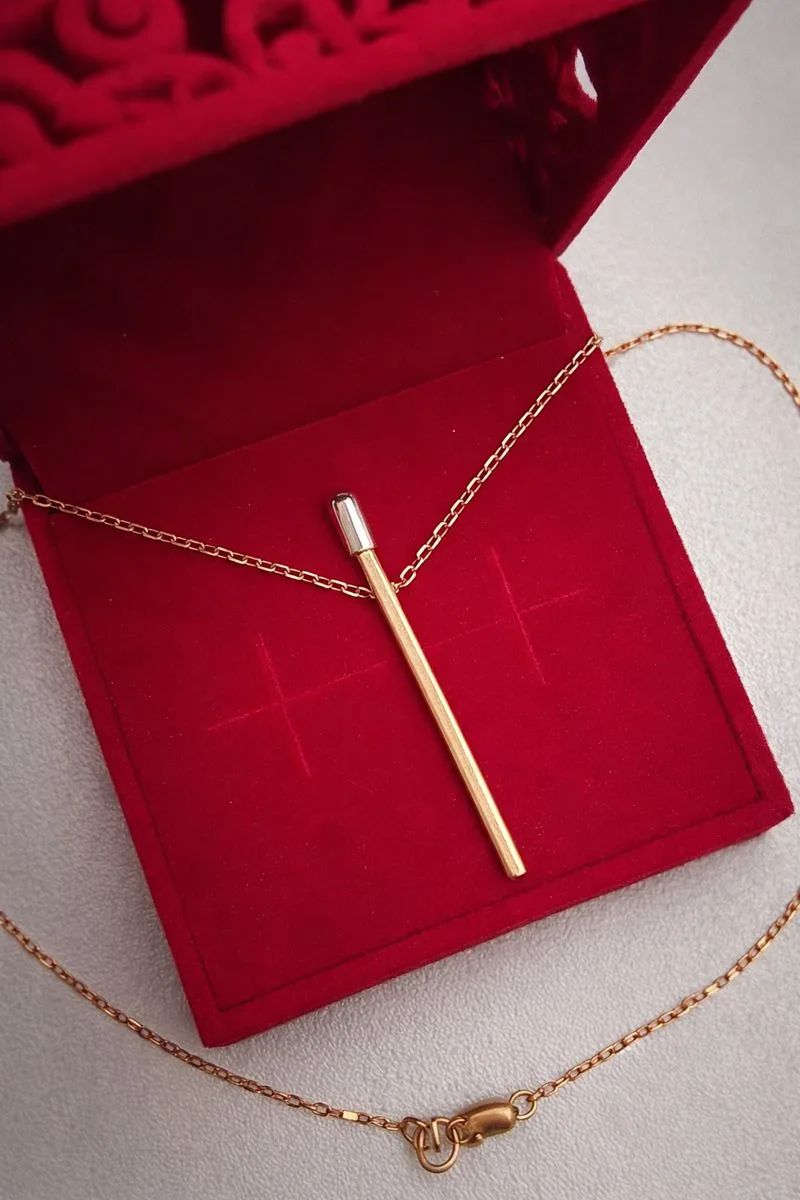 Колье из золота 585 пробы 1407-414765-2