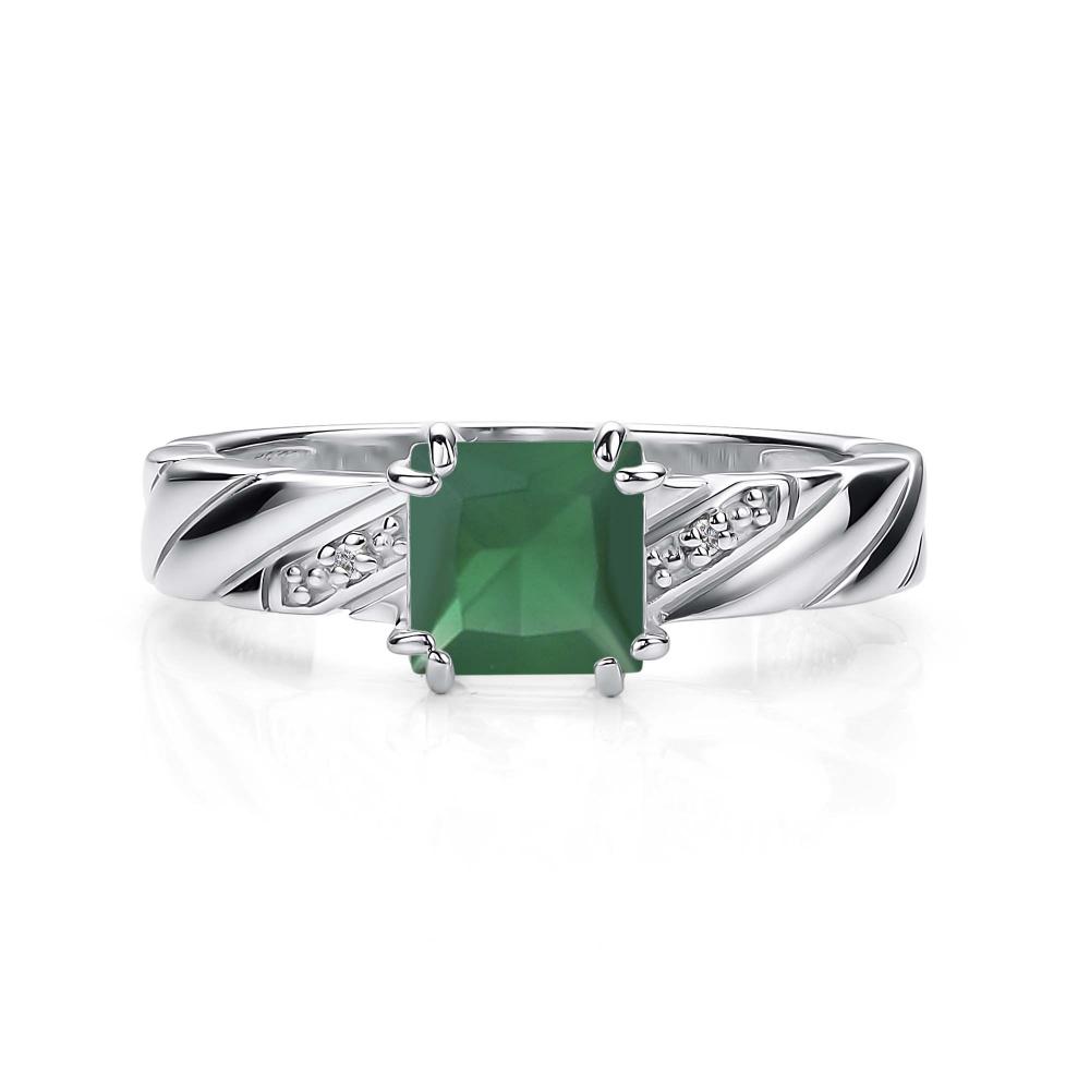 Кольцо из родированого серебра 925 пробы 01-3949/БРАГ-00