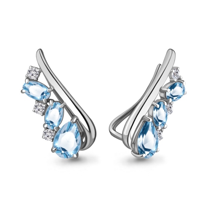 Серьги из серебра 4770405А