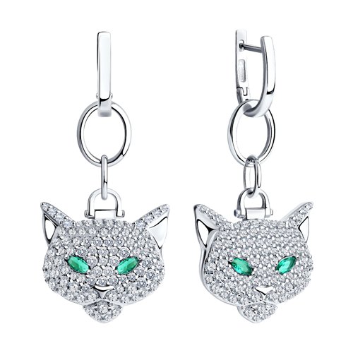 Серьги из серебра 94024027
