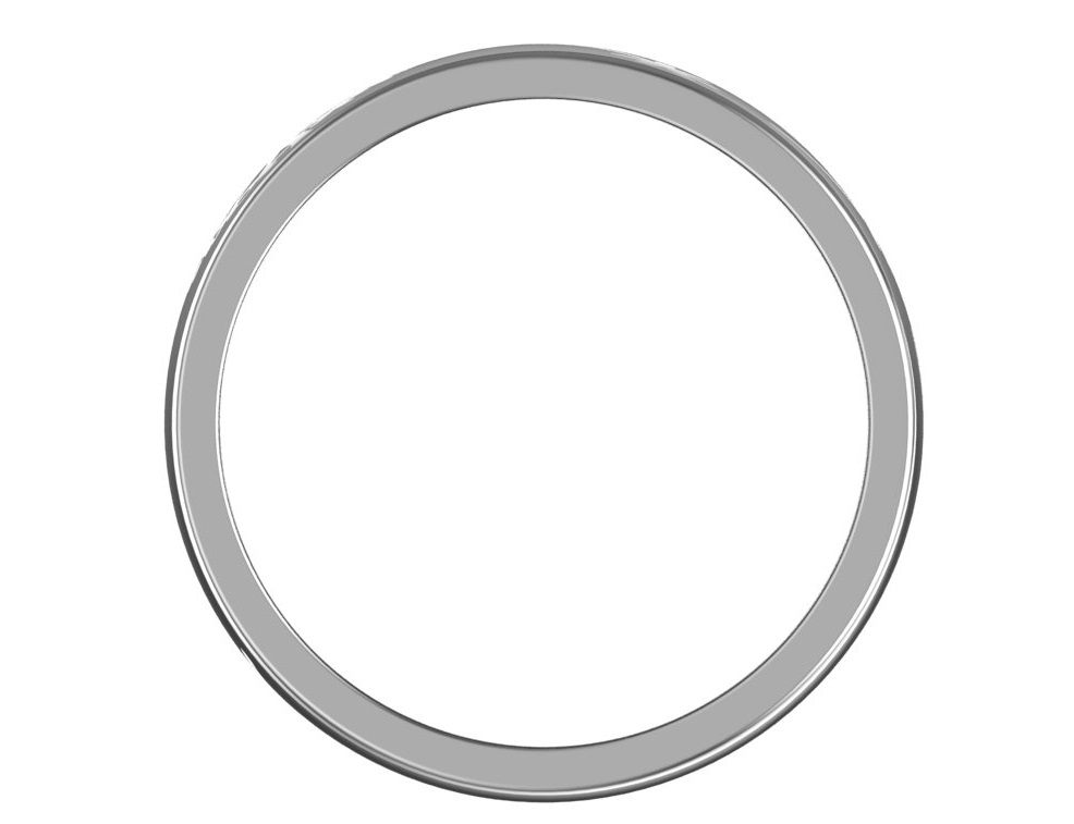 Кольцо из родированого серебра 925 пробы 0101598-00875