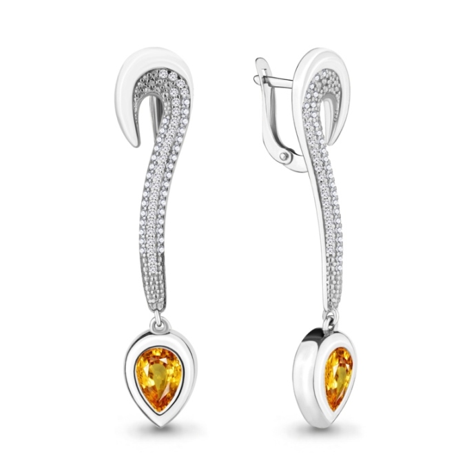 Серьги из серебра 4703906А