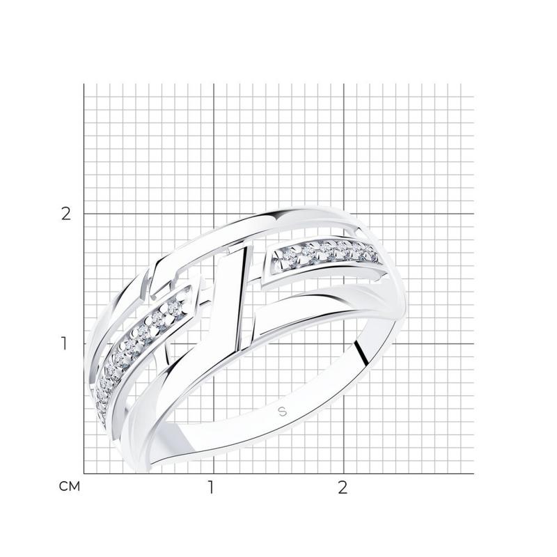 Кольцо из серебра 94012614