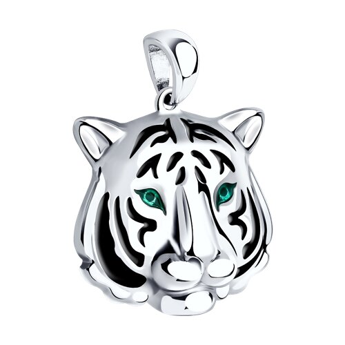 Подвеска из родированого серебра 925 пробы 94032818