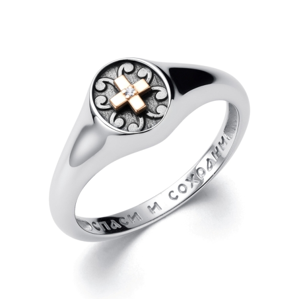 Кольцо из серебра 01-4093/000Б-17