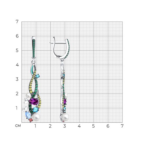 Серьги из серебра 94023590