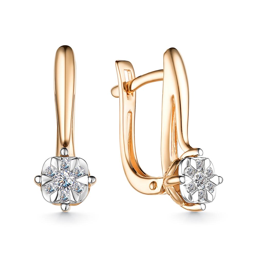 Серьги из золота 25250-100