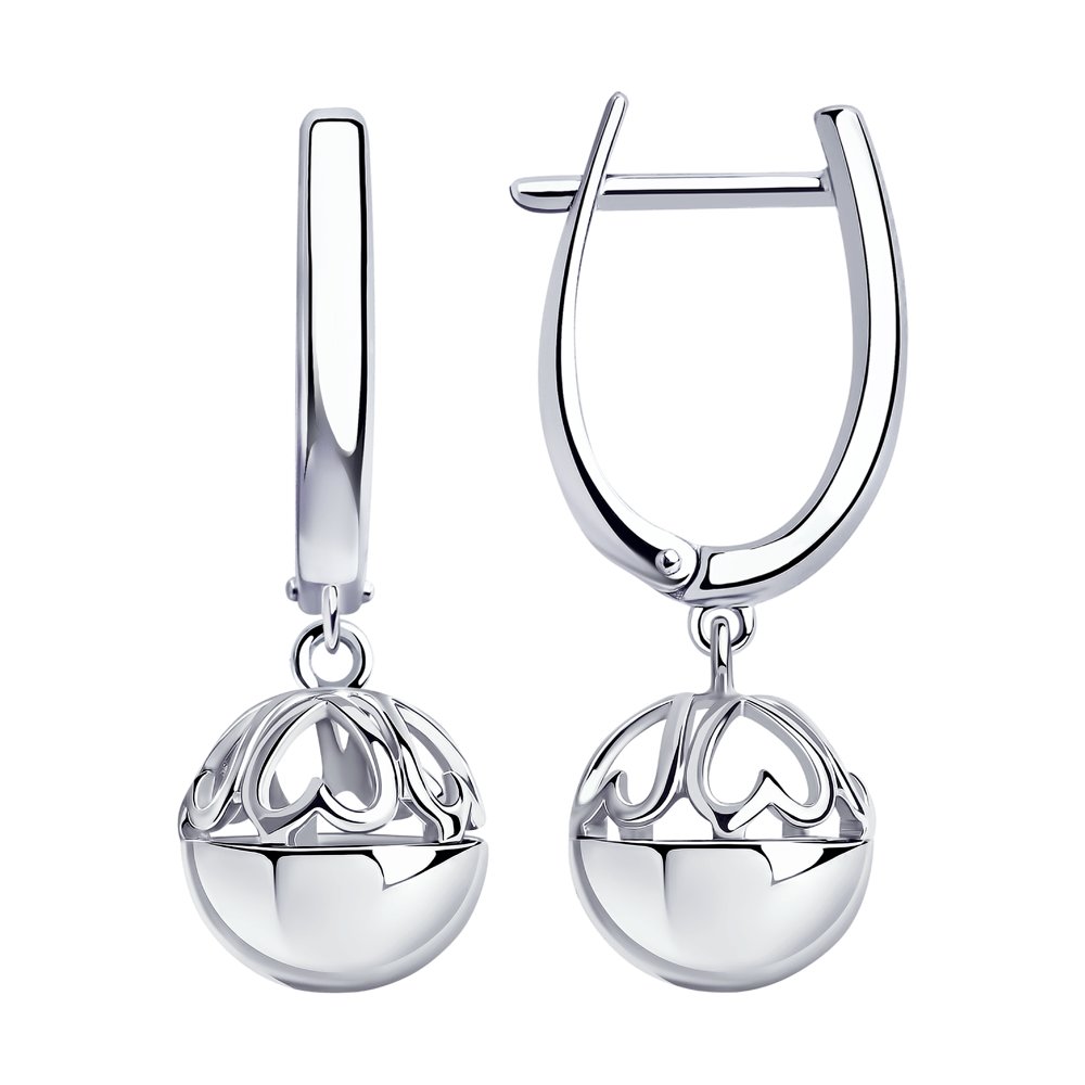 Серьги из серебра 94-121-00960-1