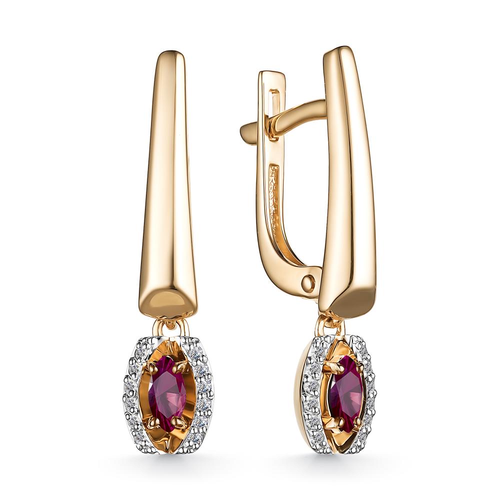 Серьги из золота 25376-103
