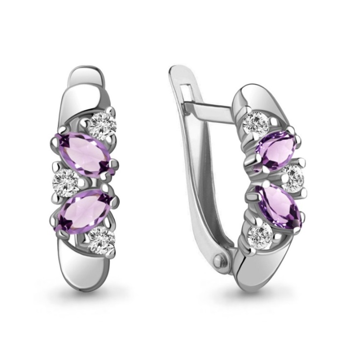 Серьги из серебра 4926804А