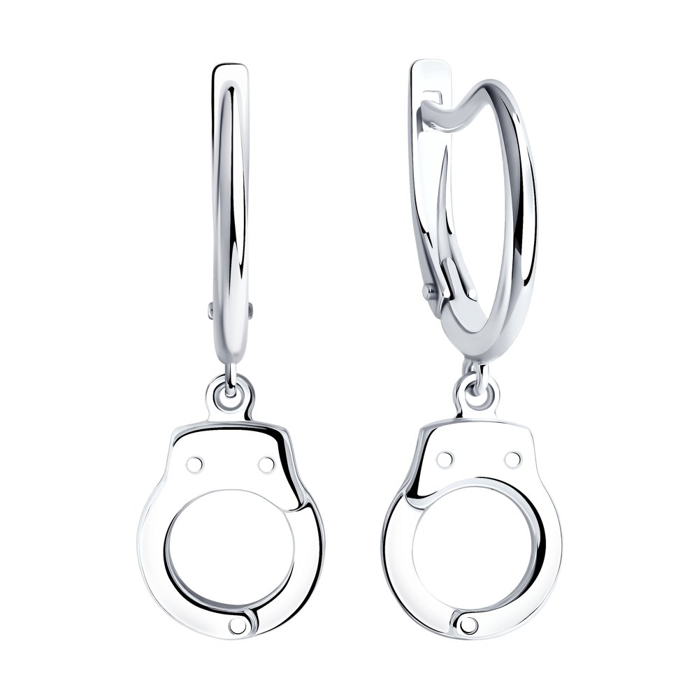 Серьги из серебра 94024086