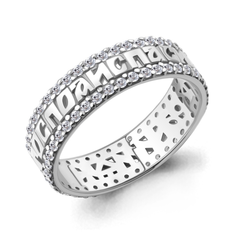 Кольцо из серебра 61566а