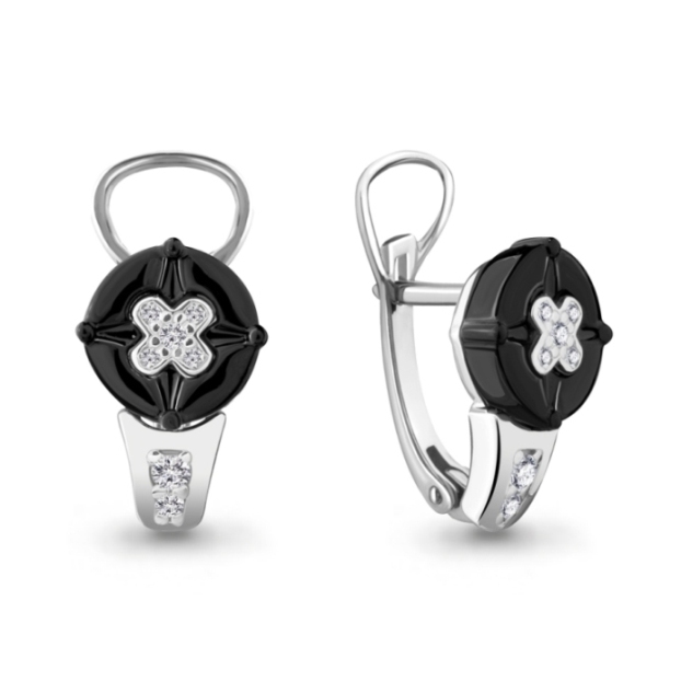 Серьги из серебра 46917А