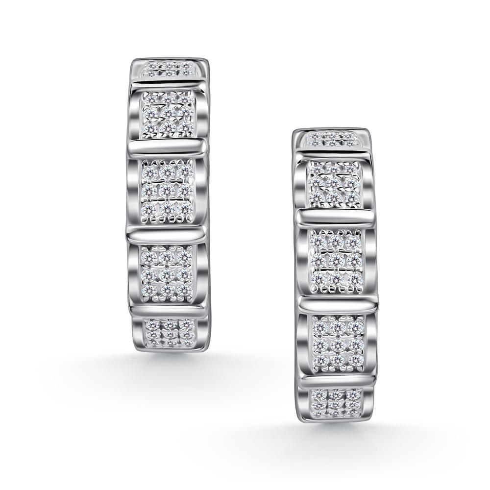 Серьги из серебра 02-5170/00КЦ-00