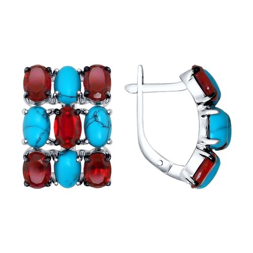 Серьги из серебра 83020023