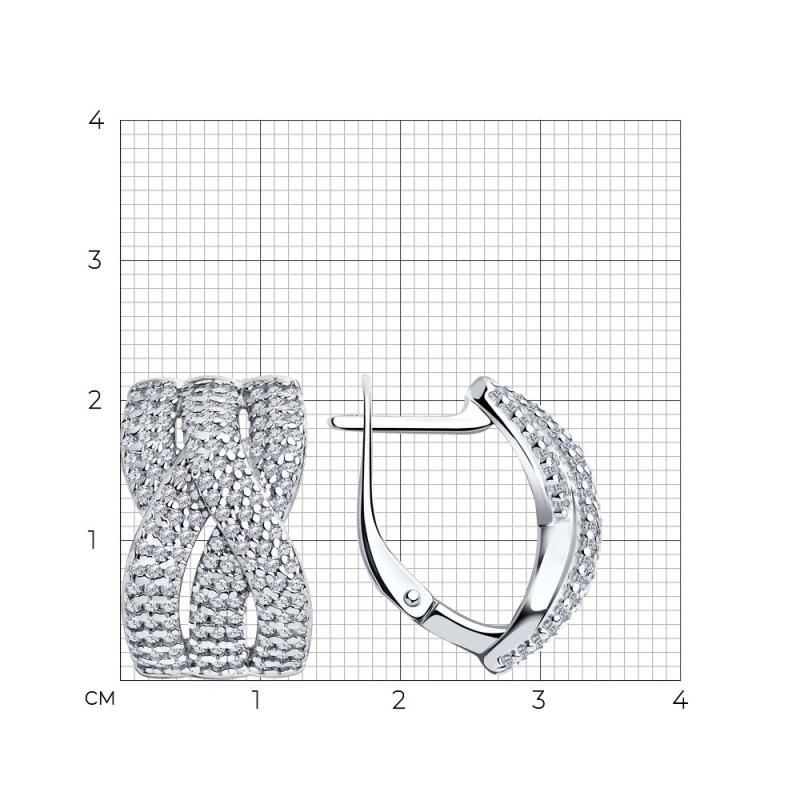 Серьги из серебра 94025272