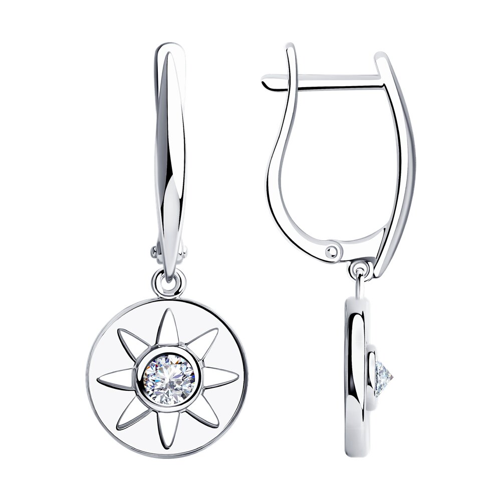 Серьги из серебра 94024049