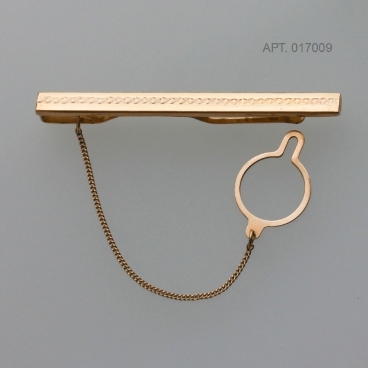 Зажим из красного золота 585 пробы 017009