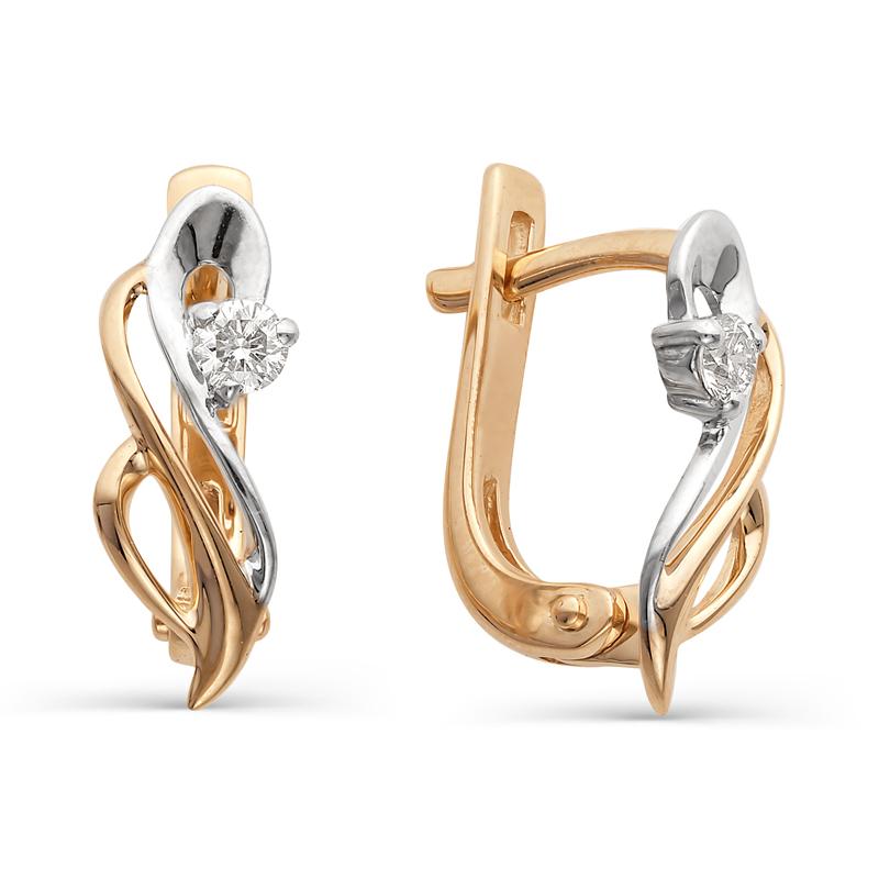 Серьги из золота 21265-100