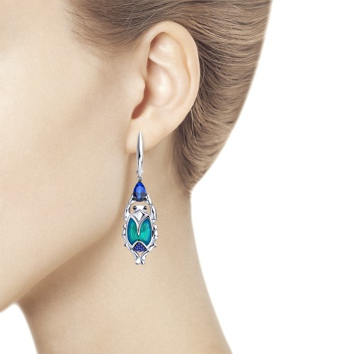 Серьги из серебра 94023688