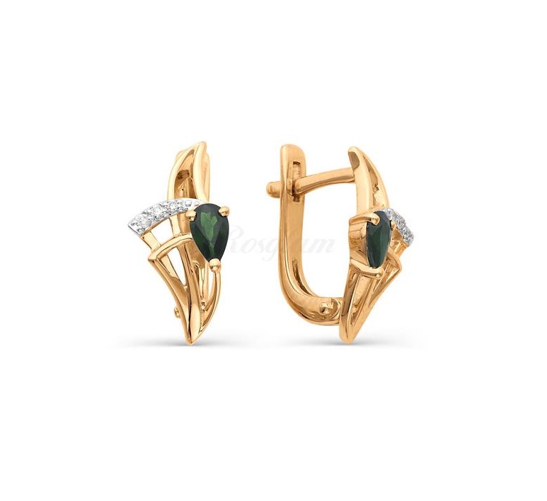 Серьги из золота 21255-101