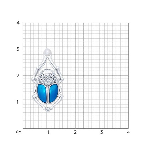 Подвеска из серебра 94031633