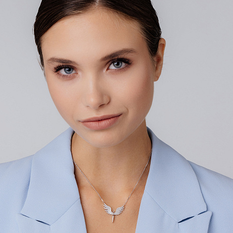 Колье из серебра 06-3193/00КЦ-00