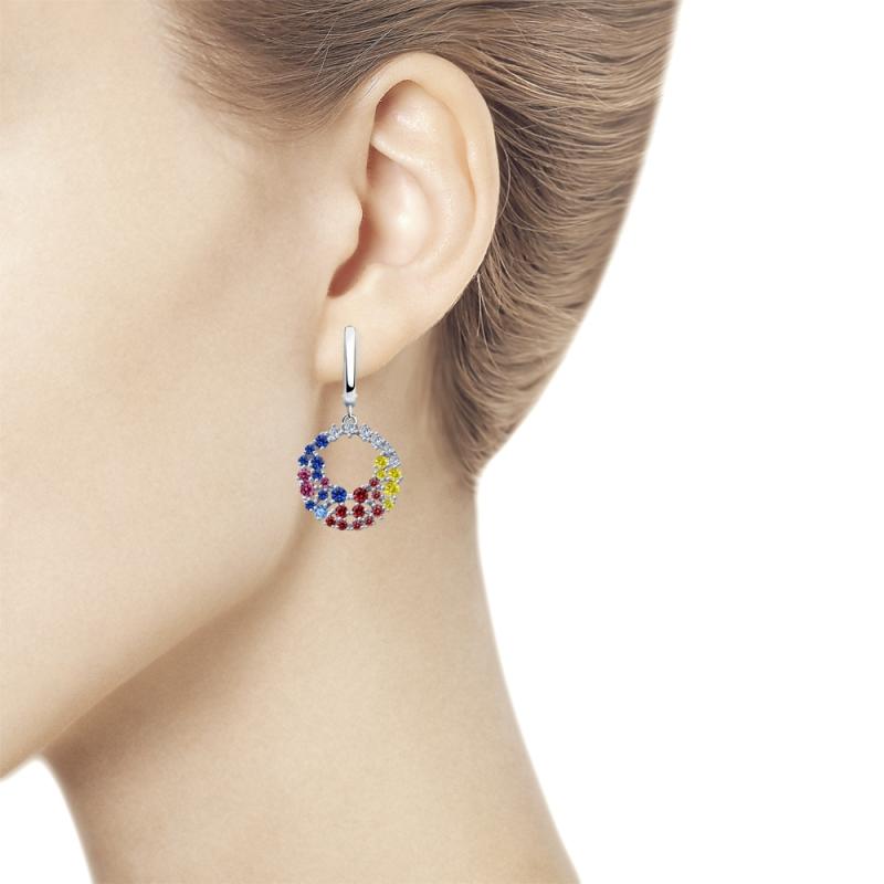 Серьги из серебра 94023725