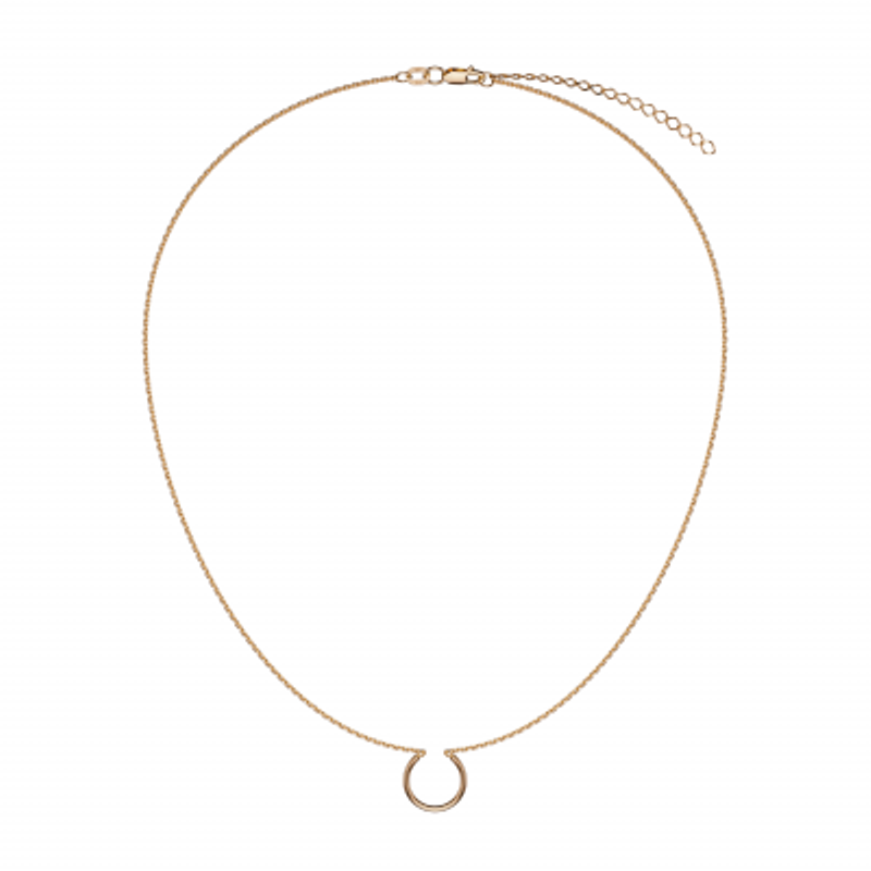 Колье из красного золота 585 пробы НХ12-1822 д. 0,3 мм