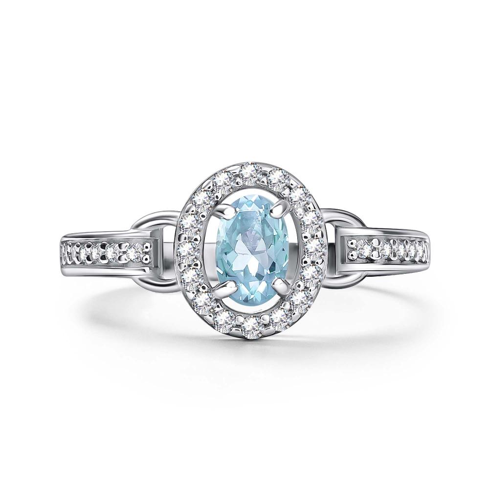 Кольцо из серебра 01-4356/00ТБ-00