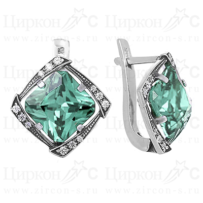 Серьги из серебра с2378