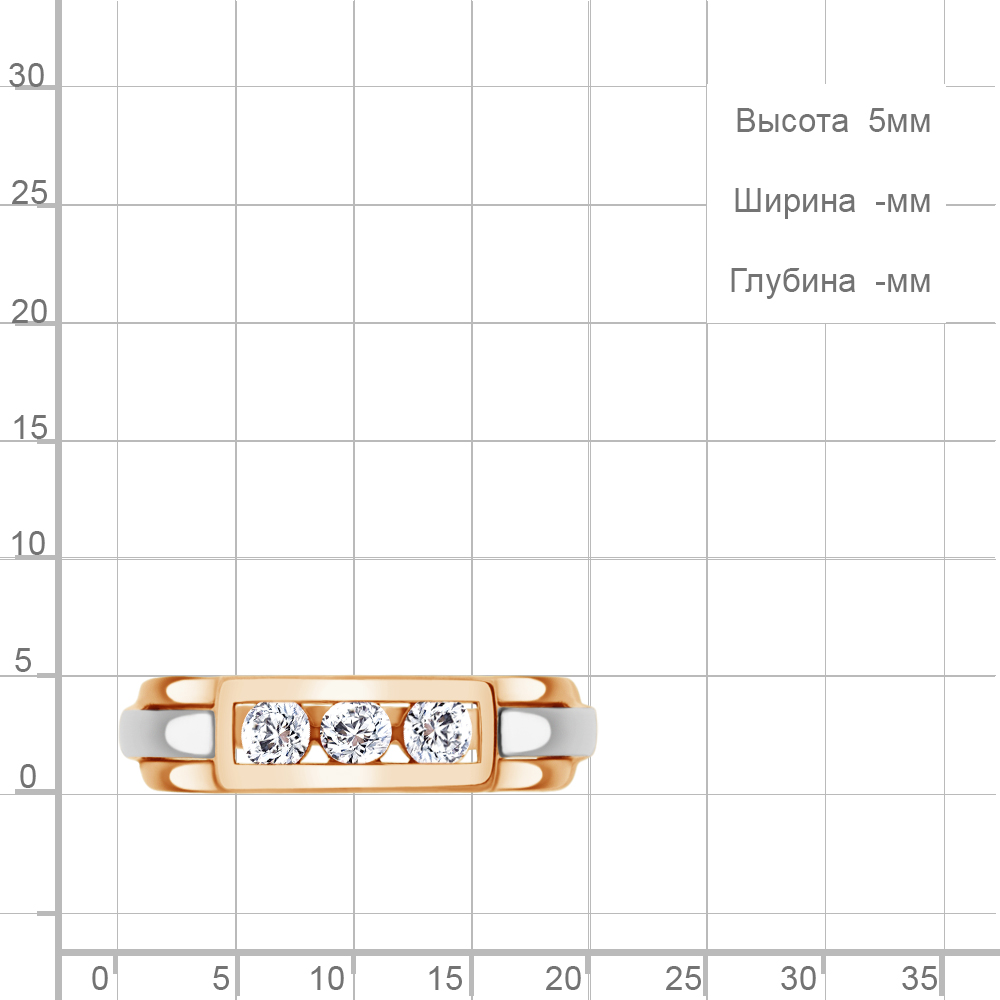 Кольцо из золота 68330А