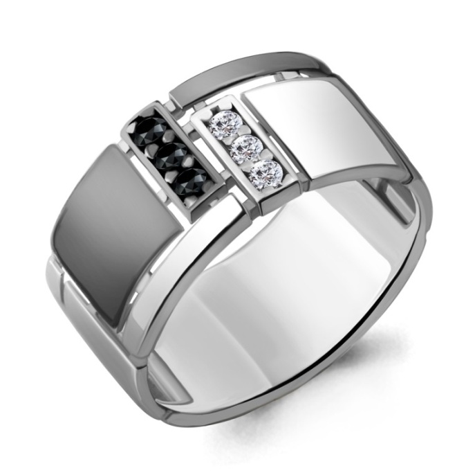 Кольцо из серебра 68606АЧ