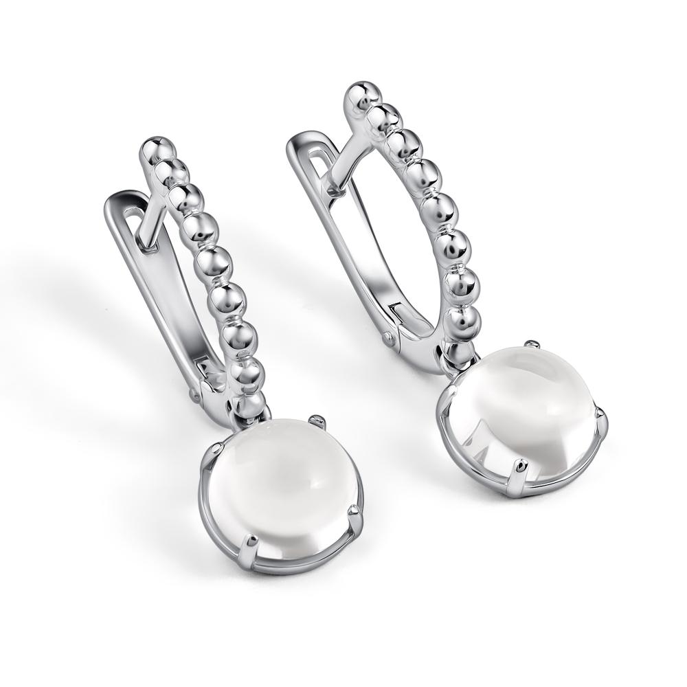 Серьги из серебра 02-4823/00ГХ-00