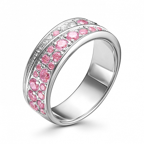 Кольцо из серебра 01-0527/00КЦ-00