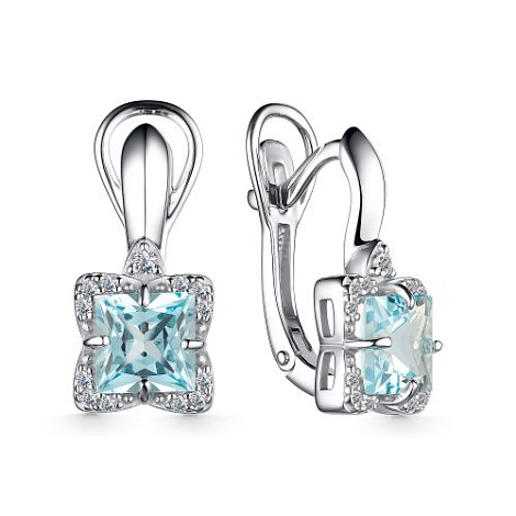 Серьги из серебра 02-3688/00ТБ-00