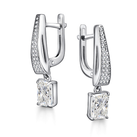 Серьги из серебра 02-4421/00ГХ-00