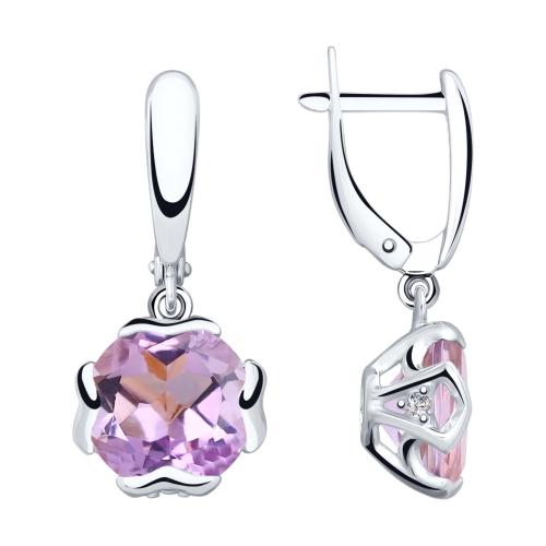 Серьги из серебра 92022045