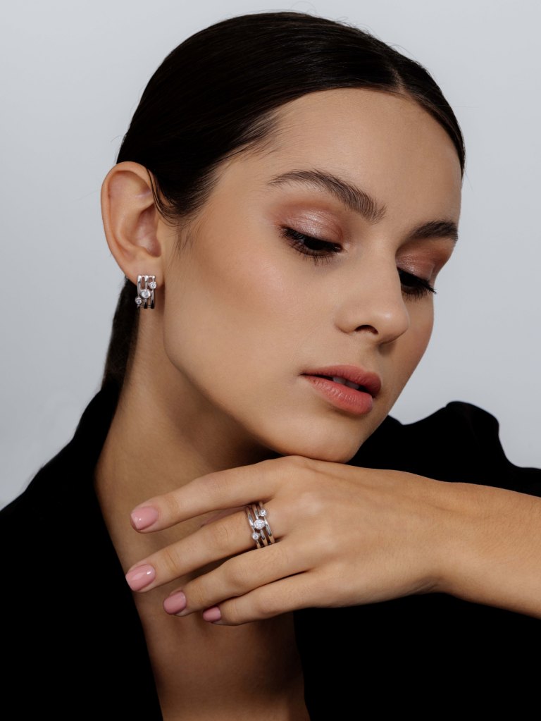 Серьги из серебра 02-4031/00КЦ-00