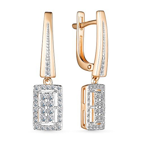 Серьги из золота 25663-100