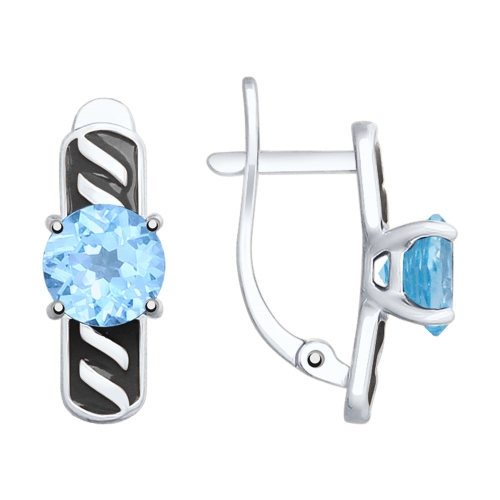 Серьги из серебра 92021823