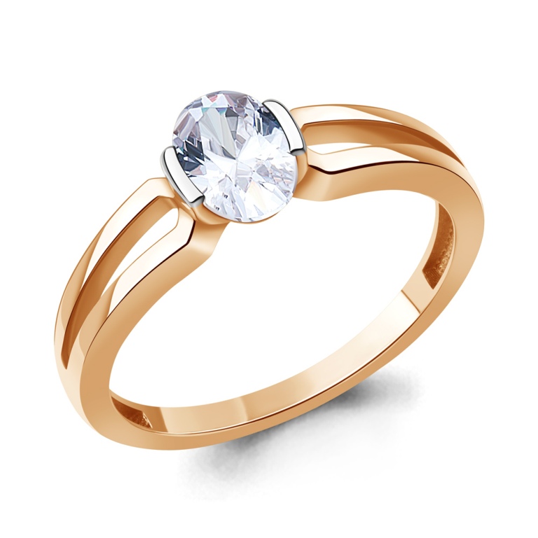 Кольцо из красного золота 585 пробы 600300