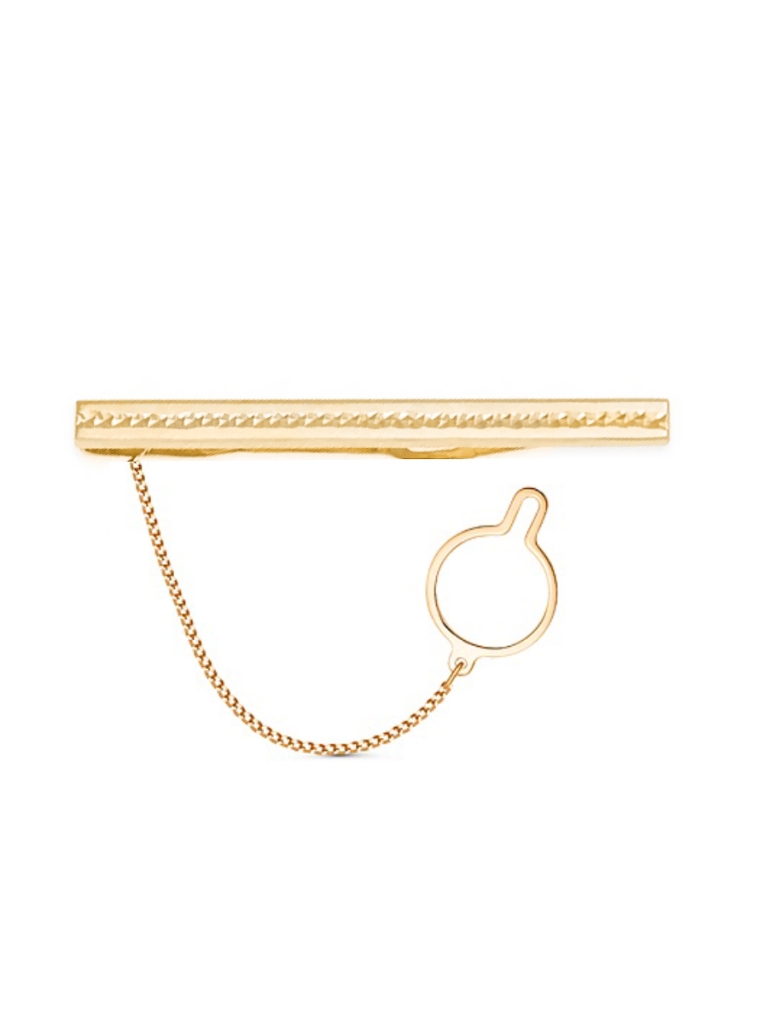 Зажим из красного золота 585 пробы 017009