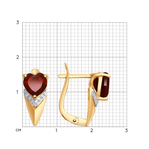 Серьги из золота 725254