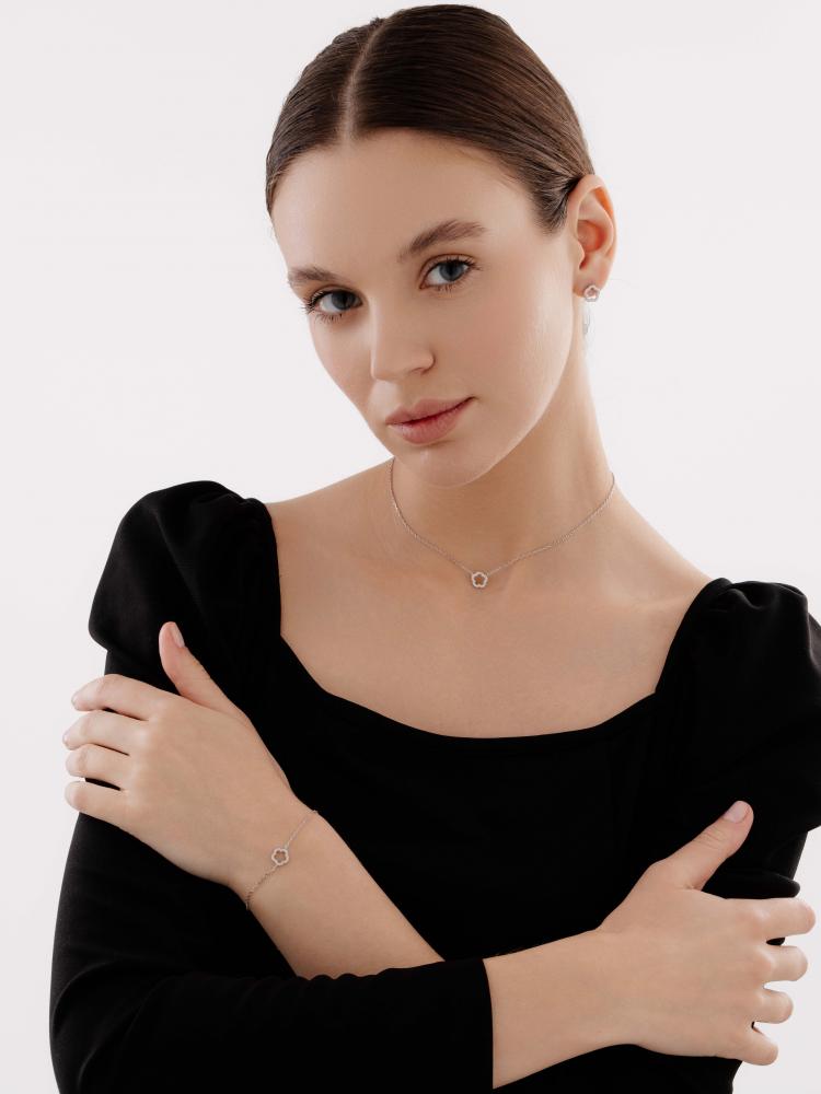 Браслет из серебра 05-4067/00КЦ-00