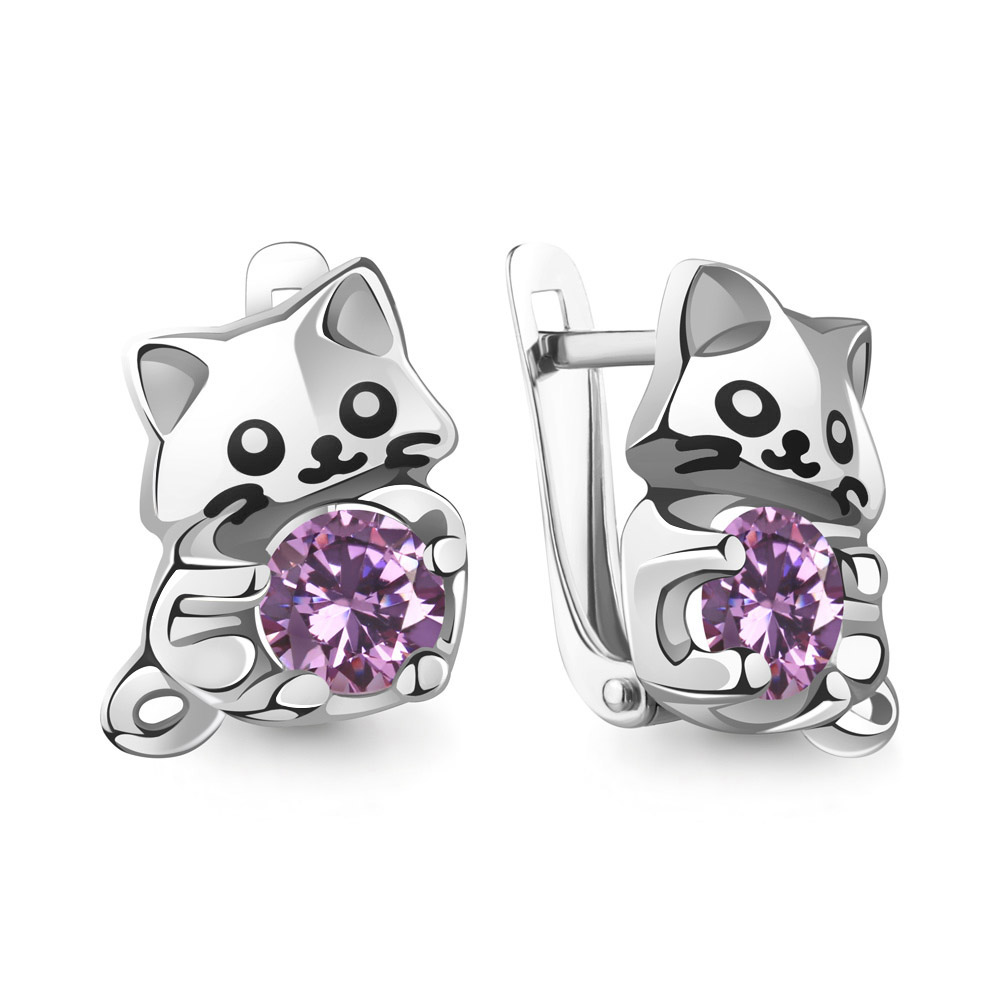 Серьги из серебра 400906С